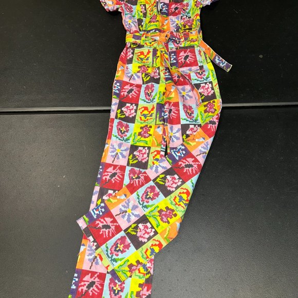 Rachel Antonoff Colorful Patchwork Jumpsuit - Picture 2 of 3